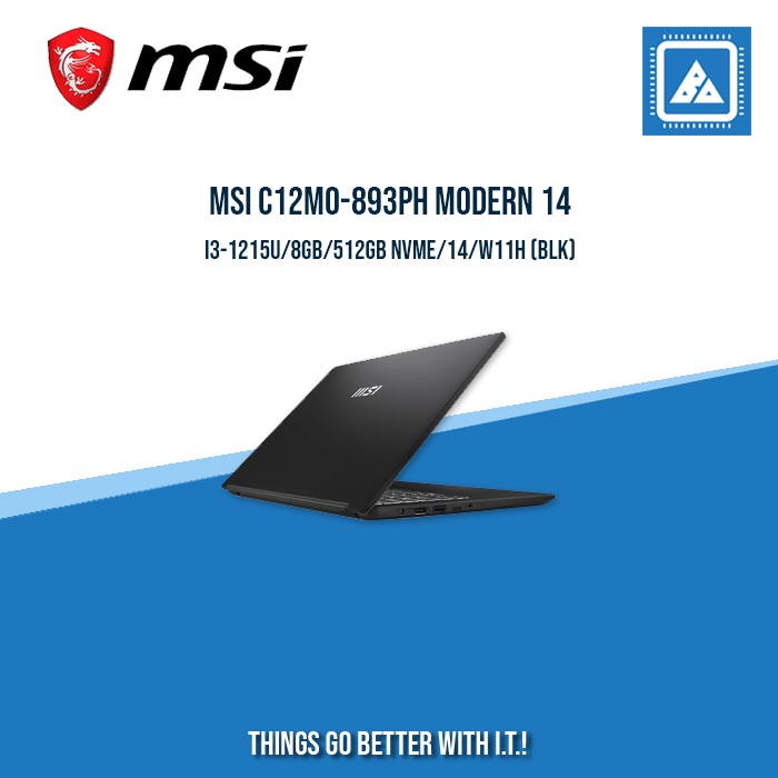 MSI C12MO-893PH MODERN 14 I3-1215U/8GB/512GB NVME | BEST FOR STUDENTS LAPTOP MSI C12MO-893PH MODERN 14 I3-1215U/8GB/512GB NVME | BEST FOR STUDENTS LAPTOP